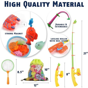 CozyBomB™ Magnetic Fishing Toy for Kids - Fun & Learning