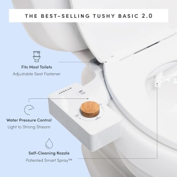TUSHY Basic Bidet Seat Attachment - Easy Installation