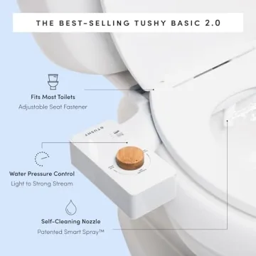 TUSHY Basic Bidet Seat Attachment - Easy Installation