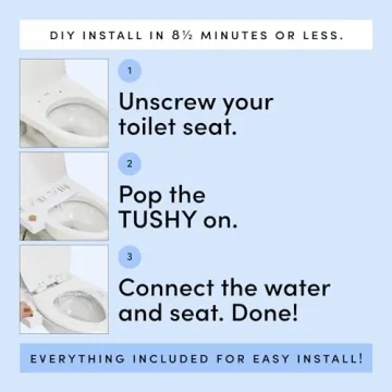 TUSHY Basic Bidet Seat Attachment - Easy Installation