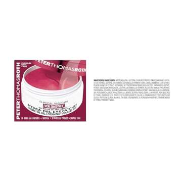 Peter Thomas Roth | Even Smoother™ Glycolic Retinol Hydra-Gel Eye Patches, Under-Eye Patches With Glycolic Acid and Retinol, Treats Tiny Bumps, Texture, Fine Lines and Wrinkles Under the Eye Area