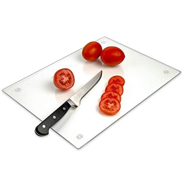 XL Tempered Glass Cutting Board - Durable & Stylish Kitchen Tool