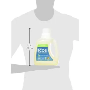 ECOS Laundry Detergent Liquid, Eco-Friendly and Hypoallergenic