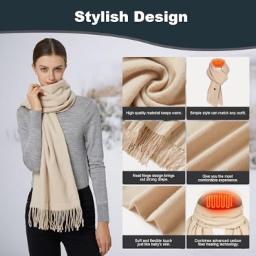 Heated Scarf Rechargeable Battery for Ultimate Warmth