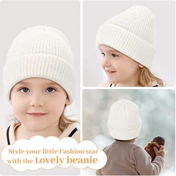 Cozy Knitted Winter Beanies for Kids Warmth