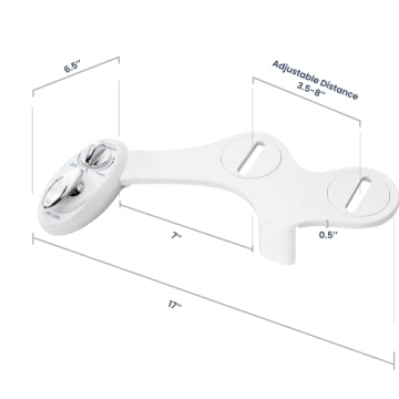 LUXE Bidet NEO 180 Dual Nozzle Non-Electric Attachment