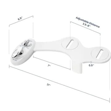 LUXE Bidet NEO 180 Dual Nozzle Non-Electric Attachment