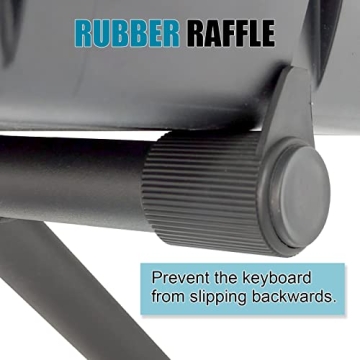 GLEAM Adjustable Keyboard Stand for Pianos and Keyboards