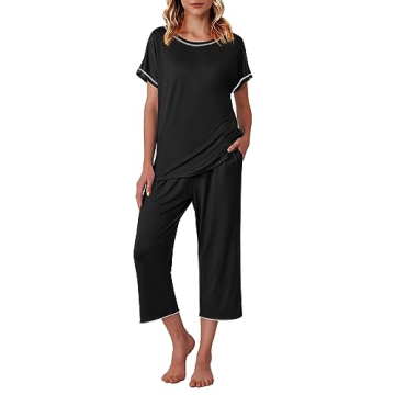 Ekouaer Floral Pajama Set for Women - Comfortable & Stylish