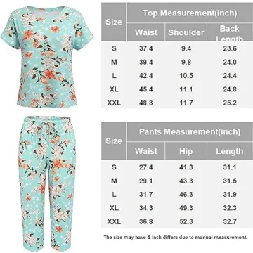 Ekouaer Floral Pajama Set for Women - Comfortable & Stylish