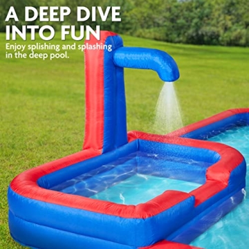 Sunny & Fun Mega Climb N’ Go Inflatable Water Slide Park