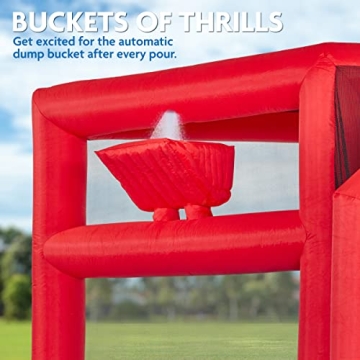 Sunny & Fun Mega Climb N’ Go Inflatable Water Slide Park