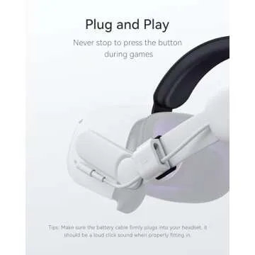 KIWI design Comfort Battery Head Strap for Quest 2