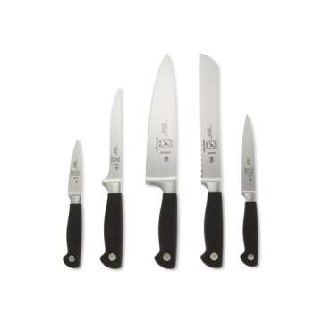 Mercer Culinary Genesis 6-Piece Knife Block Set