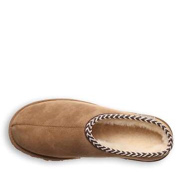 Comfortable BEARPAW Men's Beau Hickory Slippers - Size 10