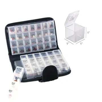 Smart Essentials 14 Day Pill & Vitamin Organizer for Travel