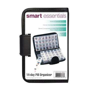Smart Essentials 14 Day Pill & Vitamin Organizer for Travel