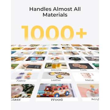 xTool M1 Ultra 4-in-1 Craft Machine - Vinyl Cutter, Laser Engraving and Cutting Machine, Pen Drawing, Scrapbooking, All-in-One with Riser Base and Rotary, for Vinyl, Fabric, Wood, Tumbler, Ring, etc