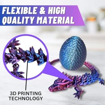 Articulated 20" Dragon - 3D Print USA Made Gift