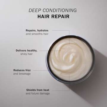 TRUSS Professional Miracle Mask - Hydrating Hair Mask + Full Protein Hair Treatment for Frizz Contro...