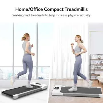 SupeRun Walking Pad, Mini Walking Pad Treadmill, Under Desk Treadmill,Small Treadmills for Home, Por...