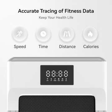 SupeRun Walking Pad, Mini Walking Pad Treadmill, Under Desk Treadmill,Small Treadmills for Home, Portable Walking Treadmill with Remote & Smart APP, 265 Lb Capacity