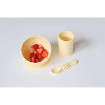 otterlove Silicone Baby & Toddler Training Cup - Pediatric OT Approved - 100% Platinum Pure LFGB Silicone - Unbreakable - Plastic Free - Tiny Cup Perfect for Baby Led Weaning