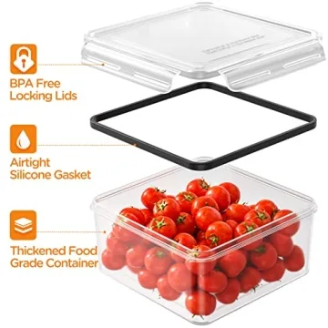 40 PCS Food Storage Containers Set with Airtight Lids