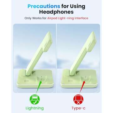 WAITIEE 3-in-1 Wireless Charger for Apple Devices