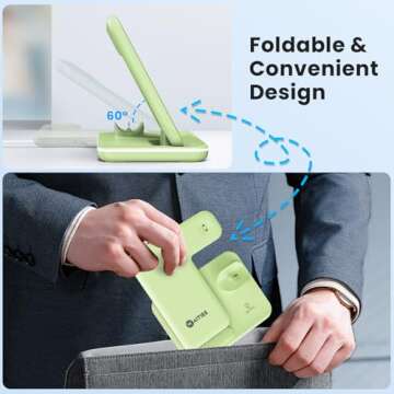 WAITIEE 3-in-1 Wireless Charger for Apple Devices