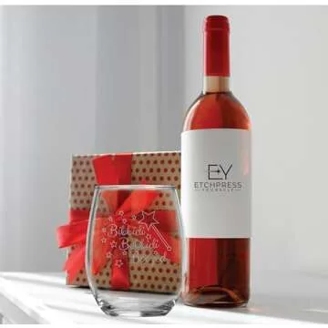 Bibbidi Bobbidi Boozed (15 oz) Stemless Glass Gift for Wine Lover Movie Gifts - Funny Birthday Present for Her, Mom, Women, Fairy Godmother - Cinderella Princess Theme Christmas - Drinking Cup