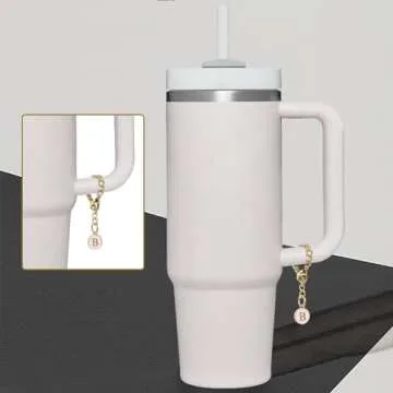 Stylish Letter Charm Accessories for Stanley Cups