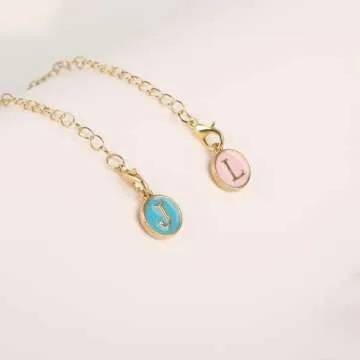 Stylish Letter Charm Accessories for Stanley Cups