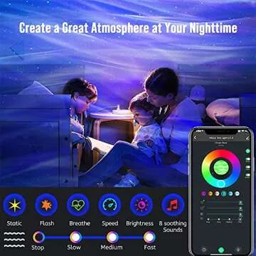 Syslux Star Projector with Smart Control & Music Speaker