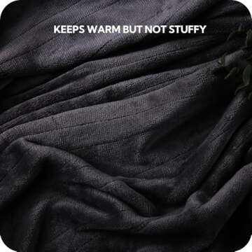 SUNNY HEAT Cozy Electric Blanket 72x84 for Winter Comfort