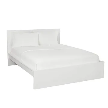 Baltic Linen Jersey Cotton Sheet Set, Queen, White, Luxurious