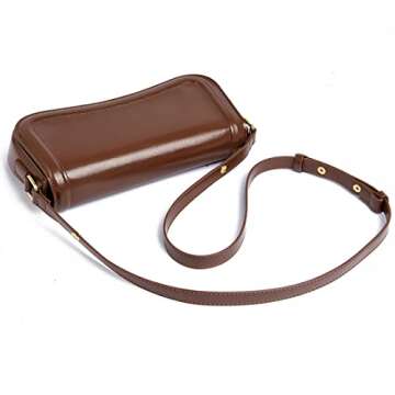 DOREAMALOE Womens Leather Vintage Shoulder Purse Handbag Designer Crossbody Bags Purse Fashion Tote Bag For Women