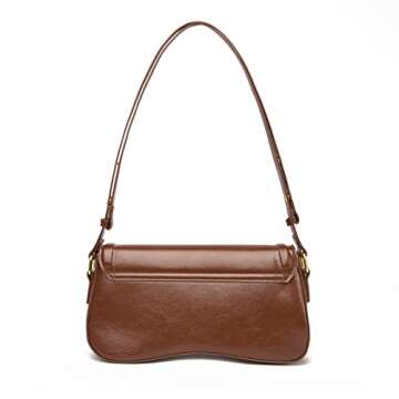 DOREAMALOE Womens Leather Vintage Shoulder Purse Handbag Designer Crossbody Bags Purse Fashion Tote Bag For Women