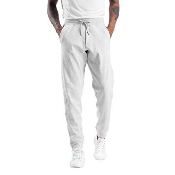 THE GYM PEOPLE Men's Fleece Joggers Pants with Deep Pockets Athletic Loose-fit Sweatpants for Workou...