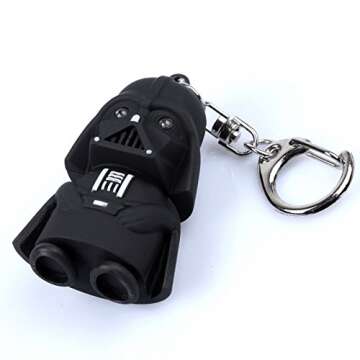 Darth Vader Keychain with LED Flashlight & Sound