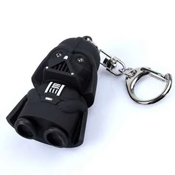 Darth Vader Keychain with LED Flashlight & Sound