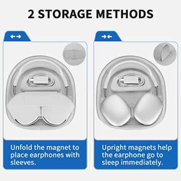 Yinke Smart Case for AirPods Max - Stylish & Functional