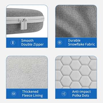 Yinke Smart Case for AirPods Max - Stylish & Functional