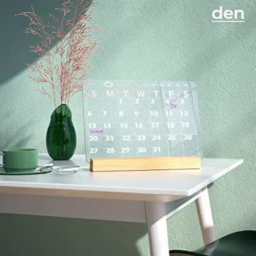 Stylish Clear Dry Erase Board with Light for Home Office