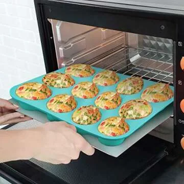 Versatile Silicone Muffin Pan Set for Hassle-free Baking