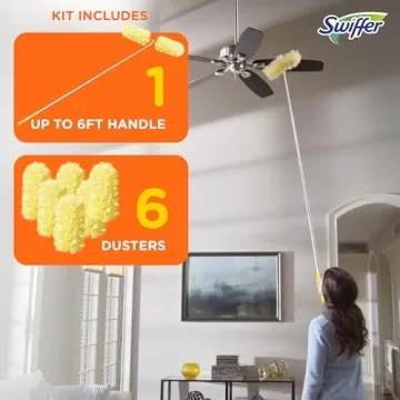Swiffer Ceiling Fan Duster Kit with Extender Handle