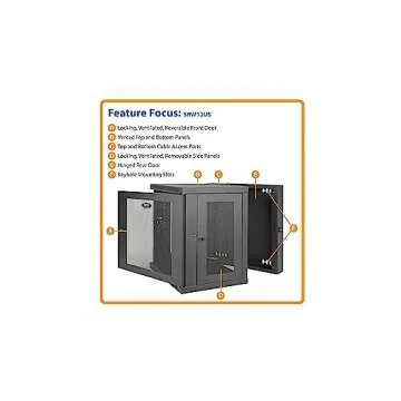 Tripp Lite SRW12US Rack Enclosure - 12U Wall Mount Durable Solutions