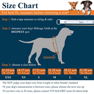 VIVAGLORY Ripstop Dog Life Jacket for All Breeds - Safe & Stylish Swimming Vest