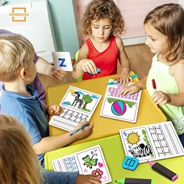 Durable Double Sided Dry Erase Board for Kids 3-5