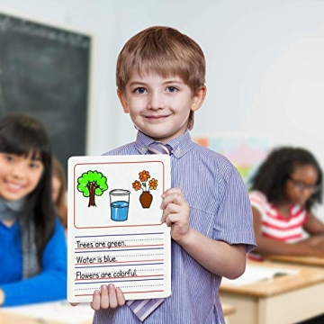 Durable Double Sided Dry Erase Board for Kids 3-5